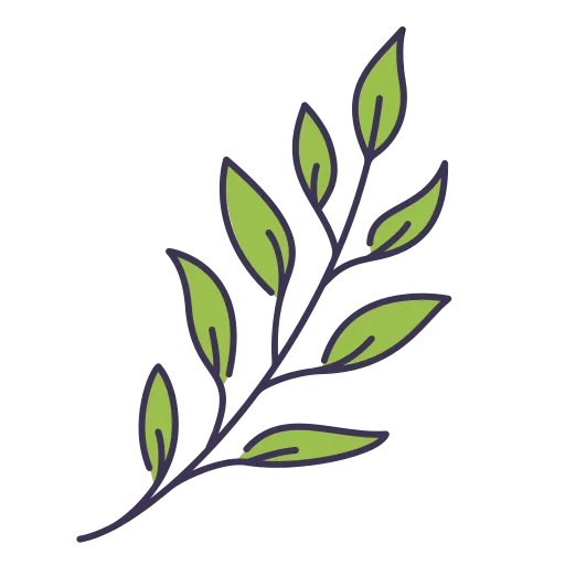 icône feuille verte